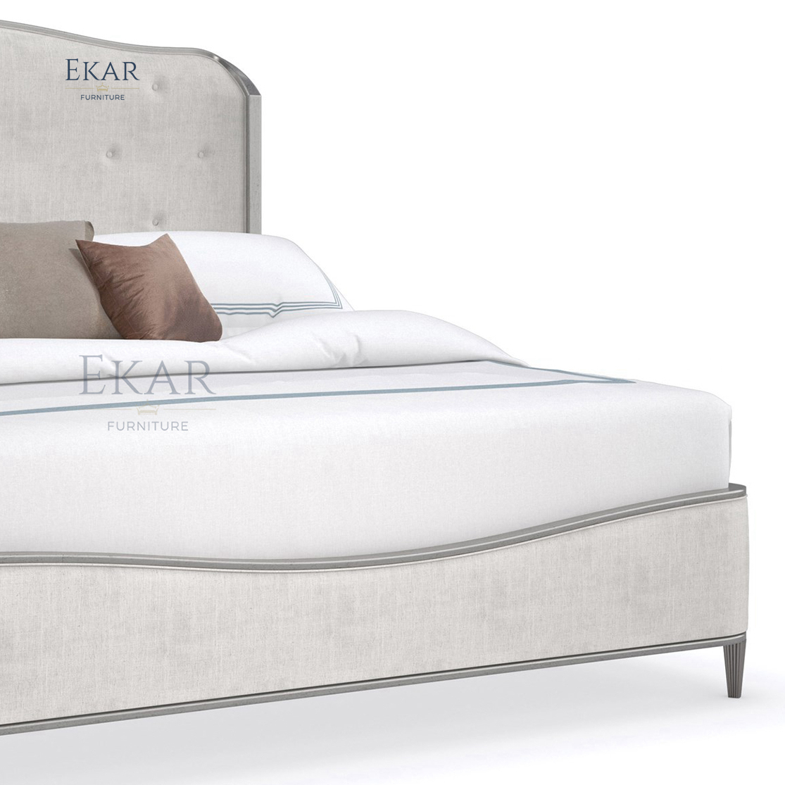 French Style Bedroom Furniture Double Bed,EKAR FURNITURE CO.,LTD,French Style Bedroom Furniture Double Bed,foshan furniture factory,custom Furniture factory,china furniture factory