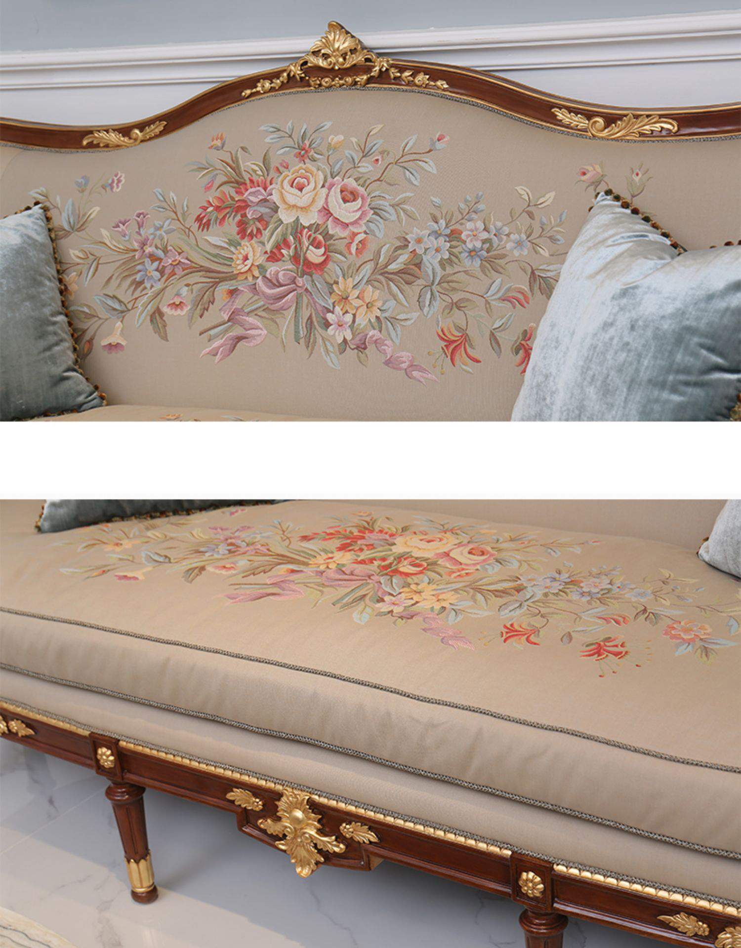 Refined French Classic Living Room Sofa Set for a Touch of Elegance,EKAR FURNITURE CO.,LTD,Refined French Classic Living Room Sofa Set for a Touch of Elegance,foshan furniture factory,custom Furniture factory,china furniture factory