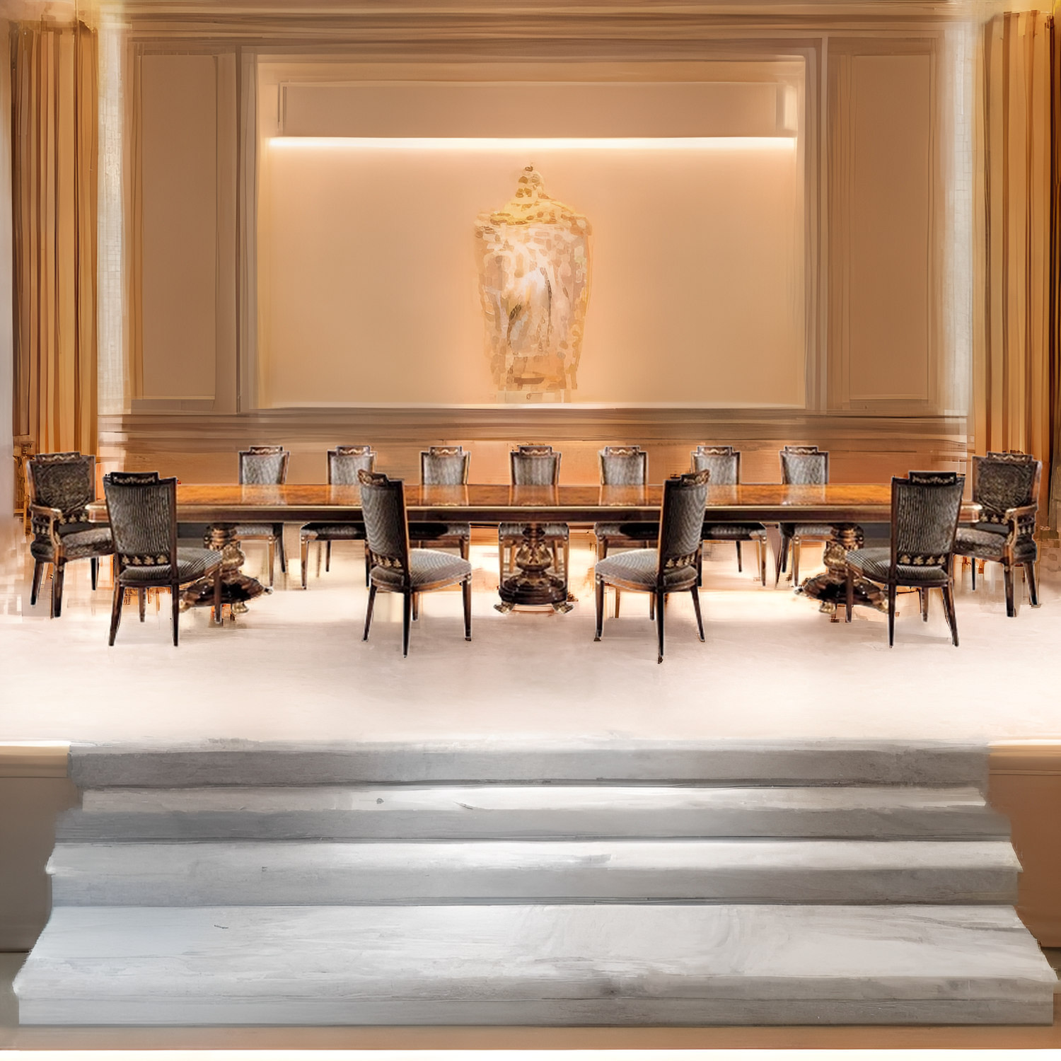 Classic Long Dining Table Sets Luxury Wood Carving Multi-Person Dining Table And Chairs,EKAR FURNITURE CO.,LTD,Long Dining Table Sets Luxury Wood Carving Multi-Person Dining Table And Chairs,foshan furniture factory,custom Furniture factory,china furniture factory