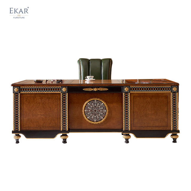 ,MY SHOP,Classic Style Home Office Table Classic  Luxury Furniture Desk,foshan furniture factory,custom Furniture factory,china furniture factory