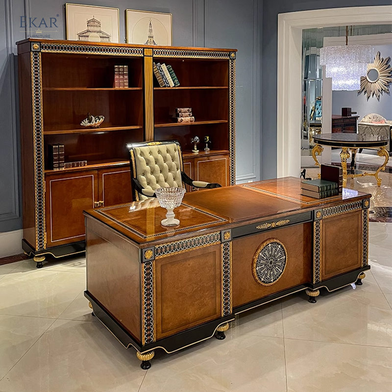 Classic Style Home Office Table Classic Luxury Furniture Desk,EKAR FURNITURE CO.,LTD,Classic Style Home Office Table Classic  Luxury Furniture Desk,foshan furniture factory,custom Furniture factory,china furniture factory