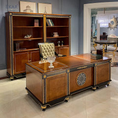 ,MY SHOP,Classic Style Home Office Table Classic  Luxury Furniture Desk,foshan furniture factory,custom Furniture factory,china furniture factory