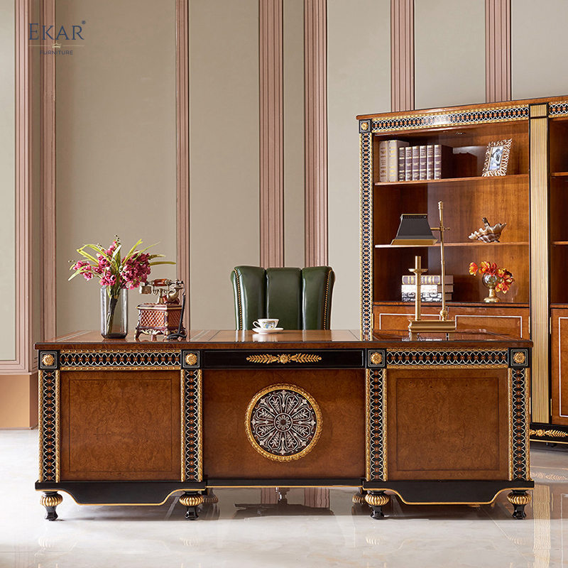 Classic Style Home Office Table Classic Luxury Furniture Desk,EKAR FURNITURE CO.,LTD,Classic Style Home Office Table Classic  Luxury Furniture Desk,foshan furniture factory,custom Furniture factory,china furniture factory