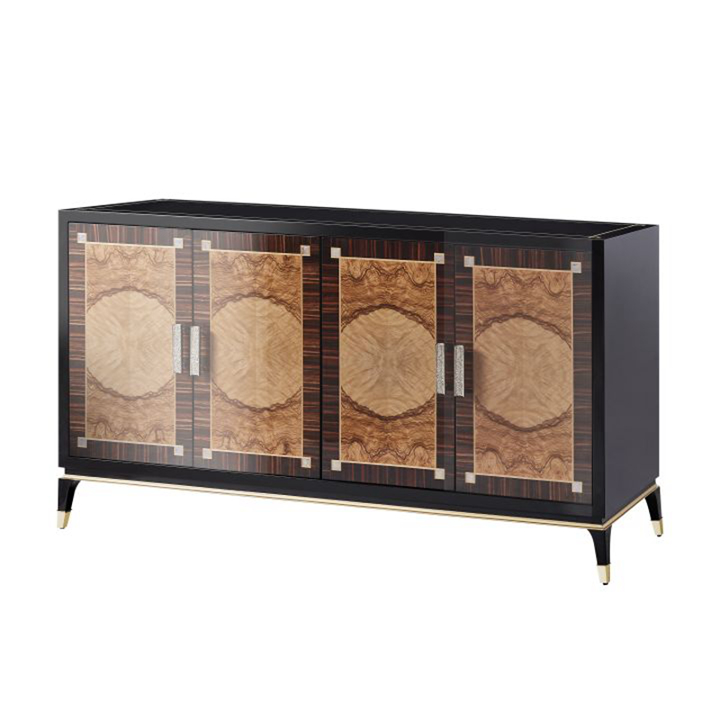 Solid wood dining ensemble