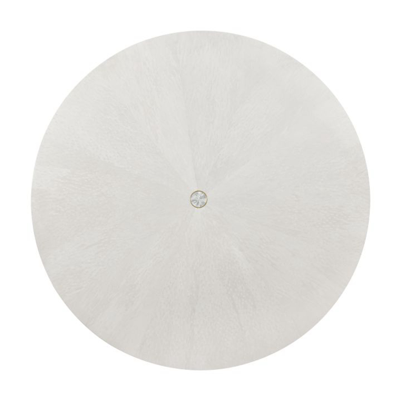 Stylish Metal-Trimmed Kitchen Table