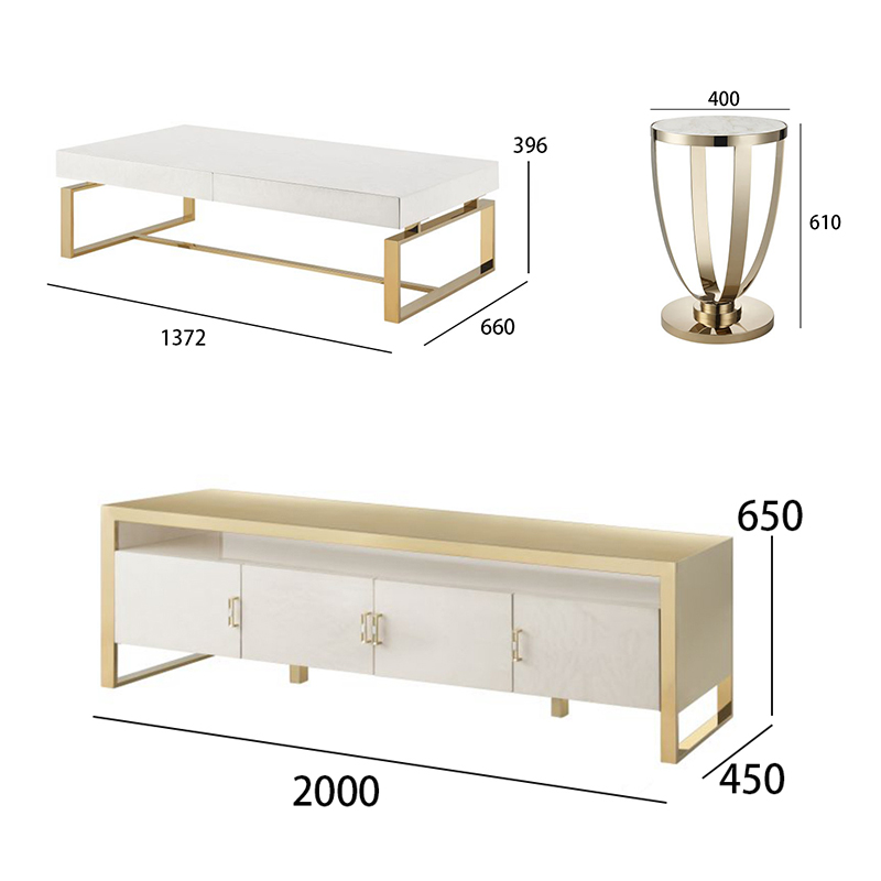 Compact Seating and Coffee Table