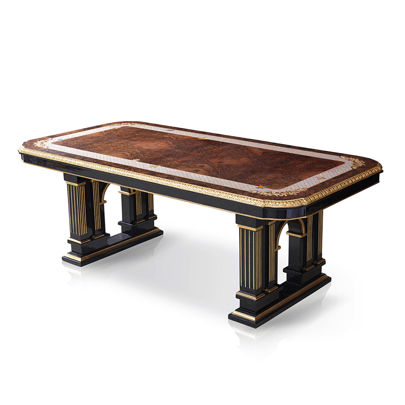 New 5m Customized High Gloss Veneer Dining Table Set,EKAR FURNITURE CO.,LTD,New 5m Customized High Gloss Veneer Dining Table Set,foshan furniture factory,custom Furniture factory,china furniture factory