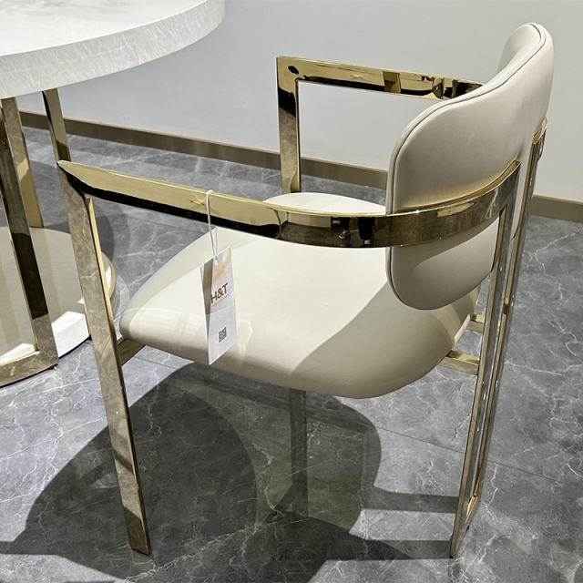 ,MY SHOP,Metal and Crystal Round Dining Table,foshan furniture factory,custom Furniture factory,china furniture factory