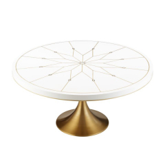 Circular Metal Leg Dining Tables,EKAR FURNITURE CO.,LTD,Circular Metal Leg Dining Tables,foshan furniture factory,custom Furniture factory,china furniture factory