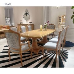 ,MY SHOP,Long Ash Wood Veneered Dining Table,foshan furniture factory,custom Furniture factory,china furniture factory