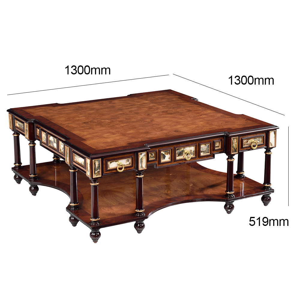 Classic Square Wood Coffee Table – Timeless Elegance for Stylish Living Rooms,EKAR FURNITURE CO.,LTD,Classic Square Wood Coffee Table – Timeless Elegance for Stylish Living Rooms,foshan furniture factory,custom Furniture factory,china furniture factory