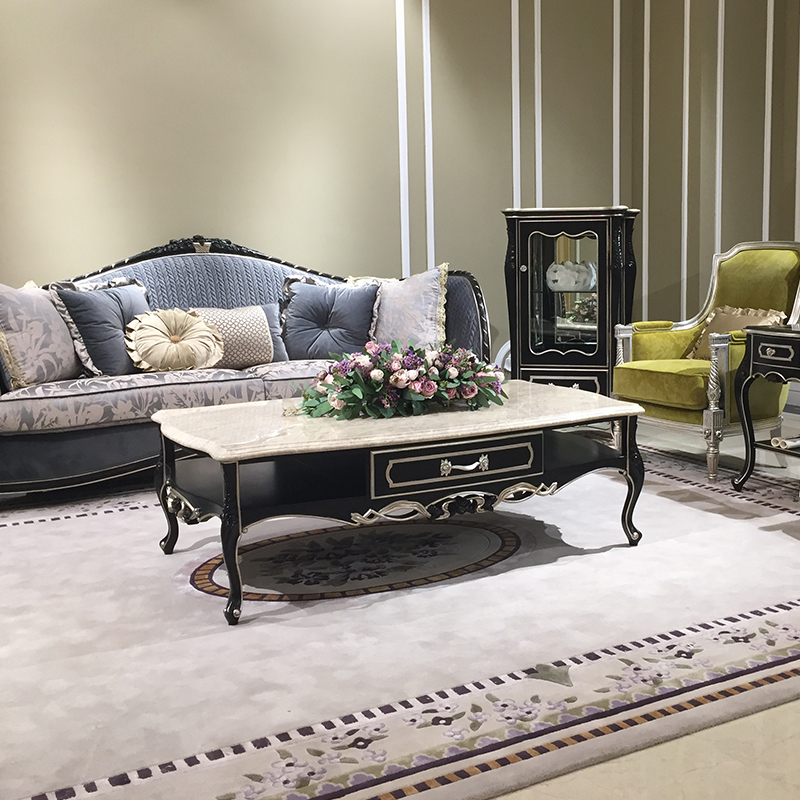 Classic Marble Living Room Coffee Table with Drawers,EKAR FURNITURE CO.,LTD,Classic Marble Living Room Coffee Table with Drawers,foshan furniture factory,custom Furniture factory,china furniture factory