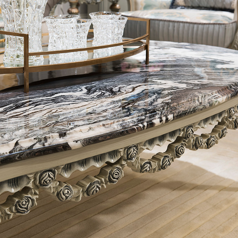 Classic Oval Marble Panel Living Room Coffee Table,EKAR FURNITURE CO.,LTD,Classic Oval Marble Panel Living Room Coffee Table,foshan furniture factory,custom Furniture factory,china furniture factory