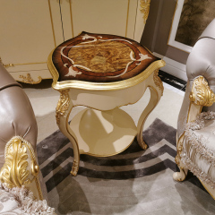 ,MY SHOP,French classic solid wood living room round corner table,foshan furniture factory,custom Furniture factory,china furniture factory