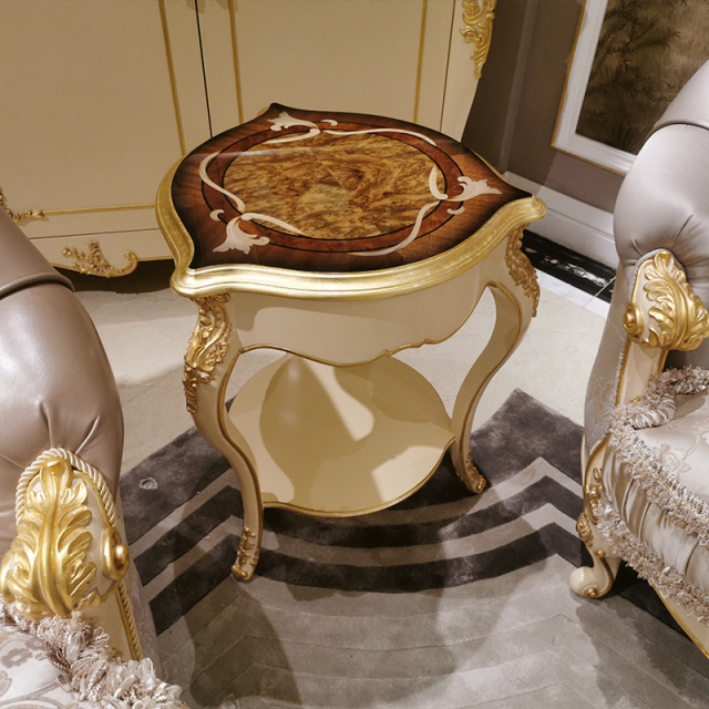 ,MY SHOP,French classic solid wood living room round corner table,foshan furniture factory,custom Furniture factory,china furniture factory