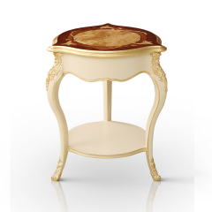 ,MY SHOP,French classic solid wood living room round corner table,foshan furniture factory,custom Furniture factory,china furniture factory