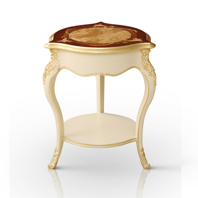 ,MY SHOP,French classic solid wood living room round corner table,foshan furniture factory,custom Furniture factory,china furniture factory