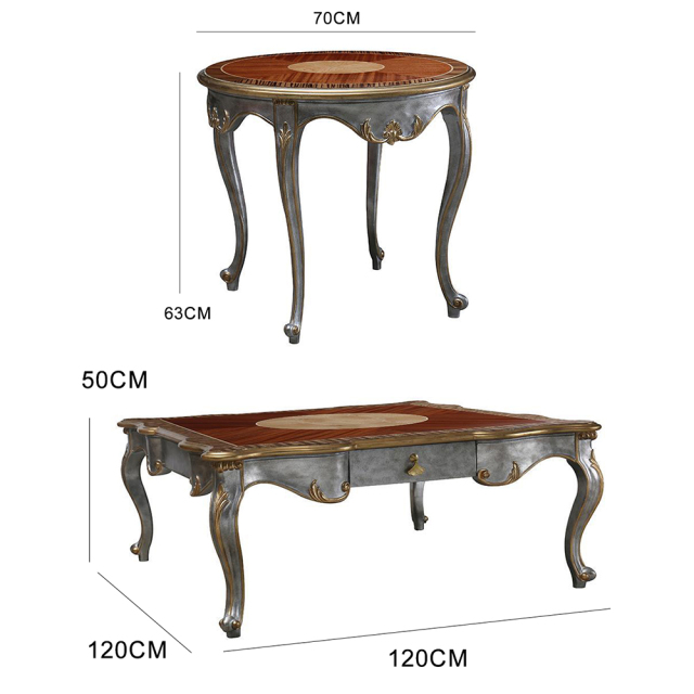 ,MY SHOP,Regal French-Style Sofa and Coffee Table Set for Classic Interiors,foshan furniture factory,custom Furniture factory,china furniture factory