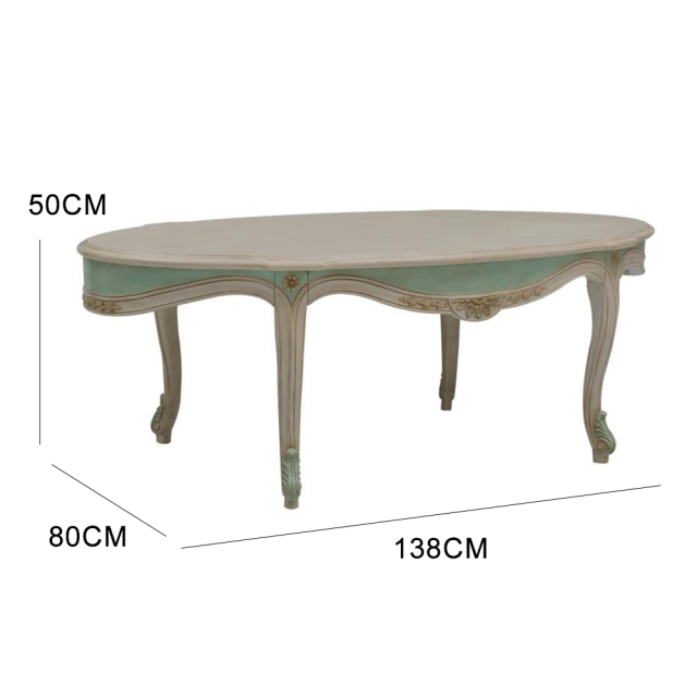 Luxurious French Classic Oval Carved Coffee Table for Elegant Interiors,EKAR FURNITURE CO.,LTD,Luxurious French Classic Oval Carved Coffee Table for Elegant Interiors,foshan furniture factory,custom Furniture factory,china furniture factory