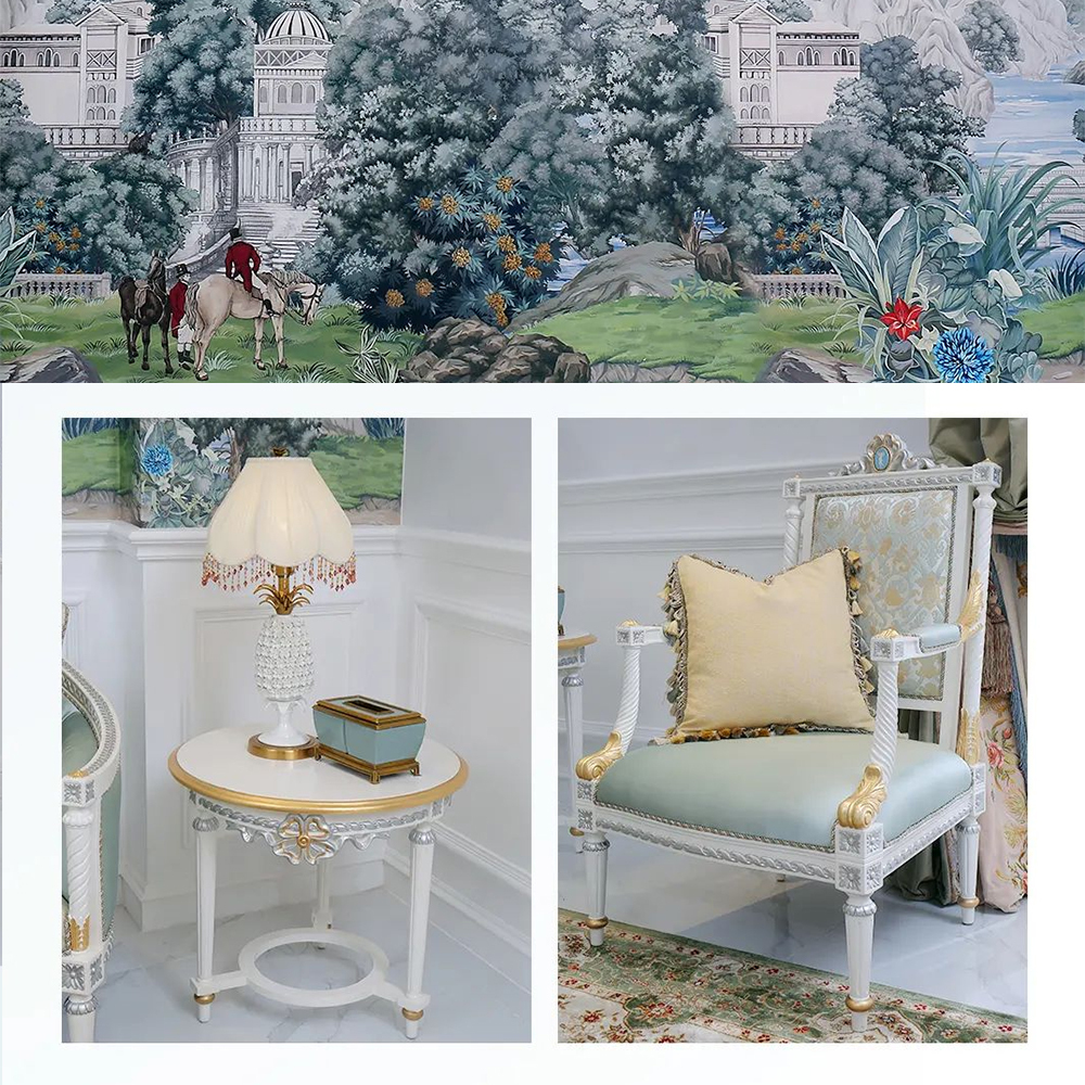 Exquisite French Classic Oval Solid Wood Coffee Table for Refined Spaces,EKAR FURNITURE CO.,LTD,Exquisite French Classic Oval Solid Wood Coffee Table for Refined Spaces,foshan furniture factory,custom Furniture factory,china furniture factory