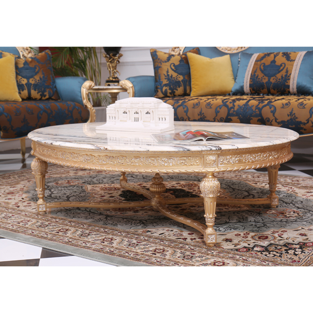 Elegant French Classic Round Coffee and Corner Table Set for Luxurious Interiors,EKAR FURNITURE CO.,LTD,Elegant French Classic Round Coffee and Corner Table Set for Luxurious Interiors,foshan furniture factory,custom Furniture factory,china furniture factory