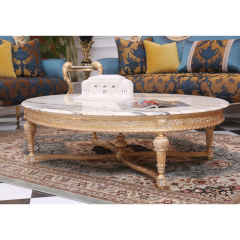 ,MY SHOP,Elegant French Classic Round Coffee and Corner Table Set for Luxurious Interiors,foshan furniture factory,custom Furniture factory,china furniture factory