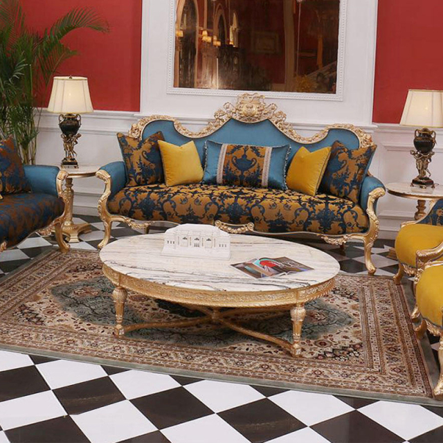 ,MY SHOP,Elegant French Classic Round Coffee and Corner Table Set for Luxurious Interiors,foshan furniture factory,custom Furniture factory,china furniture factory