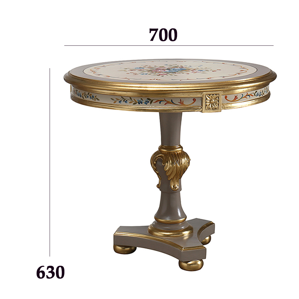 Gorgeous French living room classic oval coffee table set with gold details,EKAR FURNITURE CO.,LTD,Gorgeous French living room classic oval coffee table set with gold details,foshan furniture factory,custom Furniture factory,china furniture factory