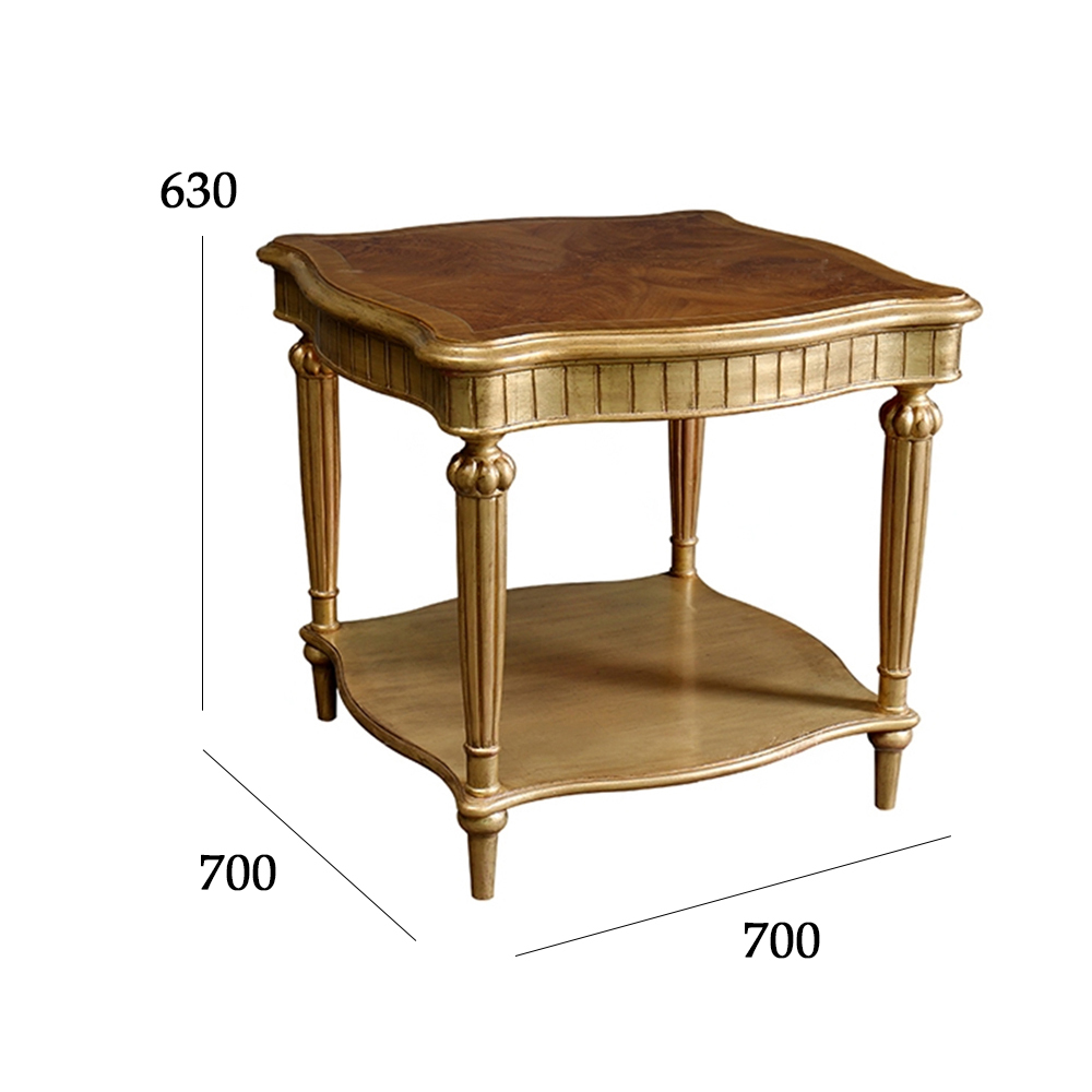 French Classic Rectangular Coffee and End Table Set with Solid Wood Craftsmanship,EKAR FURNITURE CO.,LTD,French Classic Rectangular Coffee and End Table Set with Solid Wood Craftsmanship,foshan furniture factory,custom Furniture factory,china furniture factory
