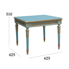 ,MY SHOP,French classic mint green round coffee table set living room furniture with exquisite carving patterns,foshan furniture factory,custom Furniture factory,china furniture factory