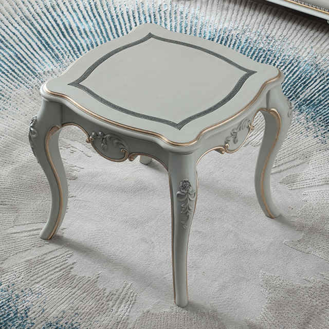 ,MY SHOP,New design classic French solid wood carved living room coffee table combination set,foshan furniture factory,custom Furniture factory,china furniture factory