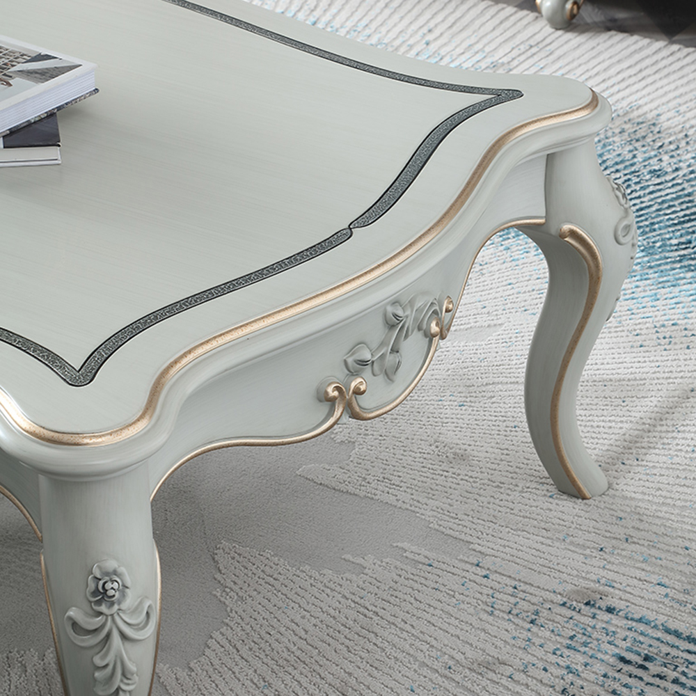 New design classic French solid wood carved living room coffee table combination set,EKAR FURNITURE CO.,LTD,New design classic French solid wood carved living room coffee table combination set,foshan furniture factory,custom Furniture factory,china furniture factory