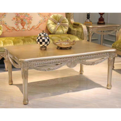 ,MY SHOP,Exquisite Beige Solid Wood Carved Coffee Table for Classic Interiors,foshan furniture factory,custom Furniture factory,china furniture factory