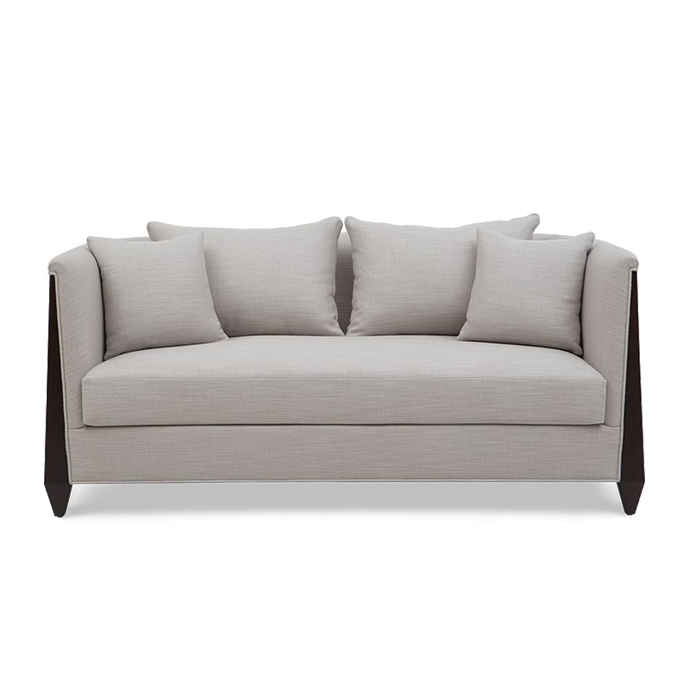 Classic American furniture fabric double sofa with wooden legs,EKAR FURNITURE CO.,LTD,Classic American furniture fabric double sofa with wooden legs,foshan furniture factory,custom Furniture factory,china furniture factory