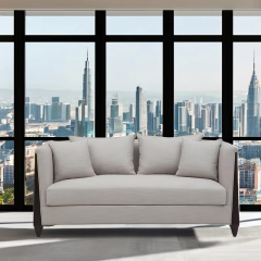 ,MY SHOP,Classic American furniture fabric double sofa with wooden legs,foshan furniture factory,custom Furniture factory,china furniture factory