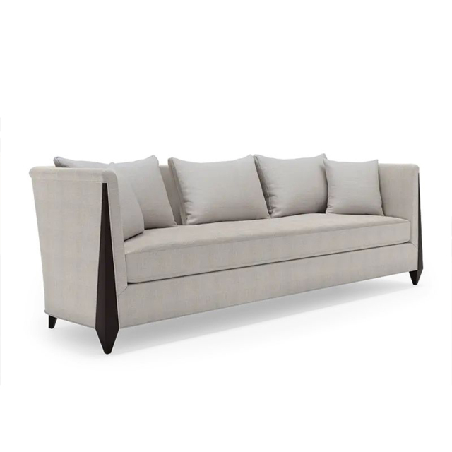 ,MY SHOP,Elegant American Style Wooden Leg Fabric Sofa,foshan furniture factory,custom Furniture factory,china furniture factory