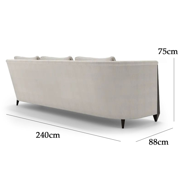 ,MY SHOP,Elegant American Style Wooden Leg Fabric Sofa,foshan furniture factory,custom Furniture factory,china furniture factory