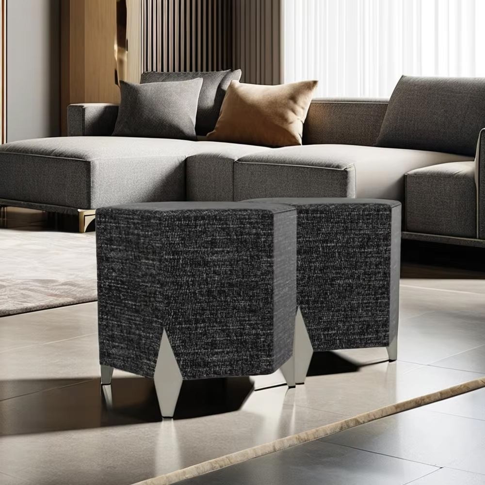 Elegant American Hexagonal Ottoman for Living Room,EKAR FURNITURE CO.,LTD,Elegant American Hexagonal Ottoman for Living Room,foshan furniture factory,custom Furniture factory,china furniture factory
