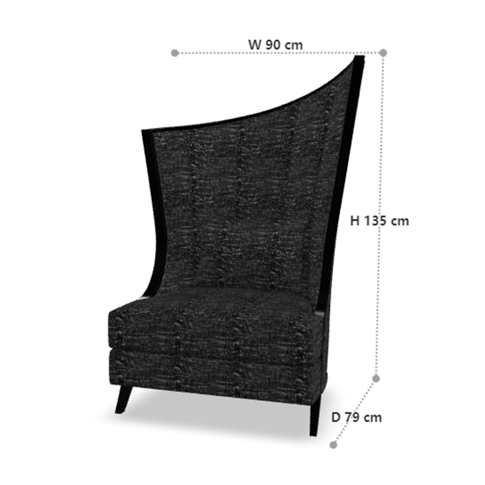 Classic American High-Back Fabric Lounge Chair,EKAR FURNITURE CO.,LTD,Classic American High-Back Fabric Lounge Chair,foshan furniture factory,custom Furniture factory,china furniture factory