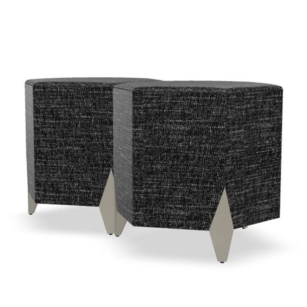 Elegant American Hexagonal Ottoman for Living Room,EKAR FURNITURE CO.,LTD,Elegant American Hexagonal Ottoman for Living Room,foshan furniture factory,custom Furniture factory,china furniture factory