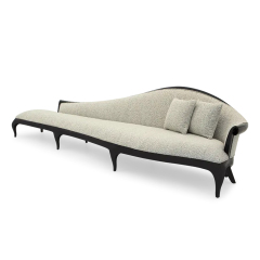 ,MY SHOP,Elegant American style living room furniture wooden legs curved sofa,foshan furniture factory,custom Furniture factory,china furniture factory