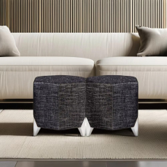 ,MY SHOP,Elegant American Hexagonal Ottoman for Living Room,foshan furniture factory,custom Furniture factory,china furniture factory