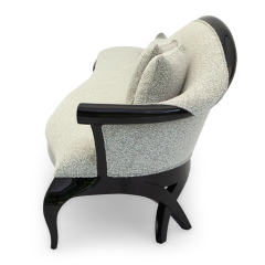 ,MY SHOP,Elegant American style living room furniture wooden legs curved sofa,foshan furniture factory,custom Furniture factory,china furniture factory