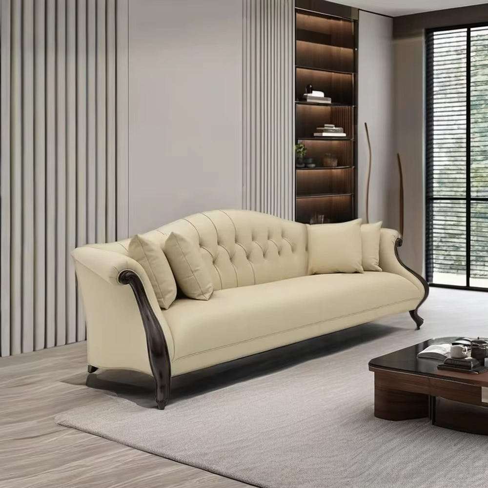 Elegant living room furniture American style wooden frame sofa,EKAR FURNITURE CO.,LTD,Elegant living room furniture American style wooden frame sofa,foshan furniture factory,custom Furniture factory,china furniture factory