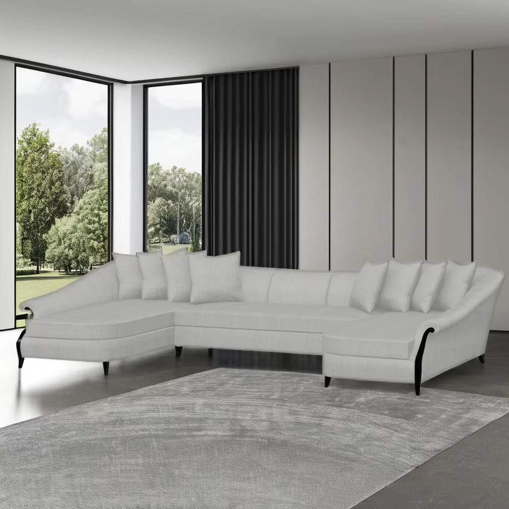 Classic American style living room wooden frame corner sofa,EKAR FURNITURE CO.,LTD,Classic American style living room wooden frame corner sofa,foshan furniture factory,custom Furniture factory,china furniture factory