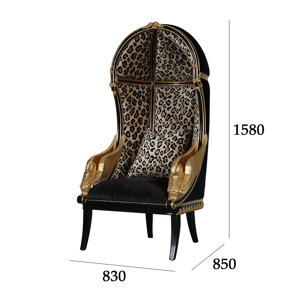 Elegant French Leopard Print Lounge Chair,EKAR FURNITURE CO.,LTD,Elegant French Leopard Print Lounge Chair,foshan furniture factory,custom Furniture factory,china furniture factory