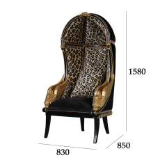 ,MY SHOP,Elegant French Leopard Print Lounge Chair,foshan furniture factory,custom Furniture factory,china furniture factory