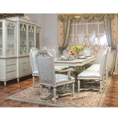 ,MY SHOP,Elegant French-style living room furniture long dining table,foshan furniture factory,custom Furniture factory,china furniture factory