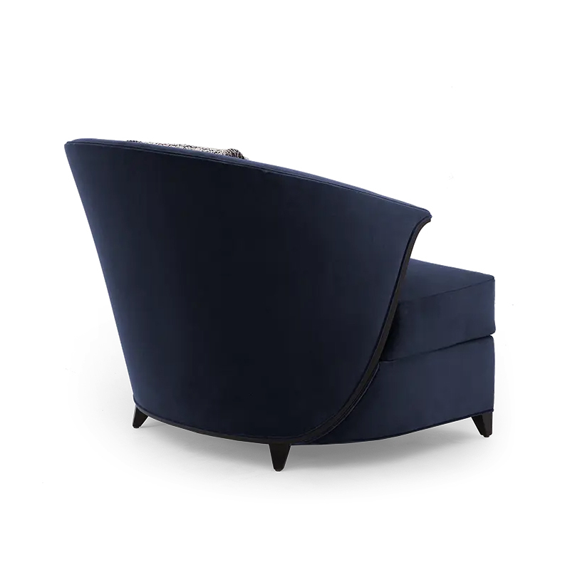 Elegant American Fabric Armchair with Wooden Legs,EKAR FURNITURE CO.,LTD,Elegant American Fabric Armchair with Wooden Legs,foshan furniture factory,custom Furniture factory,china furniture factory