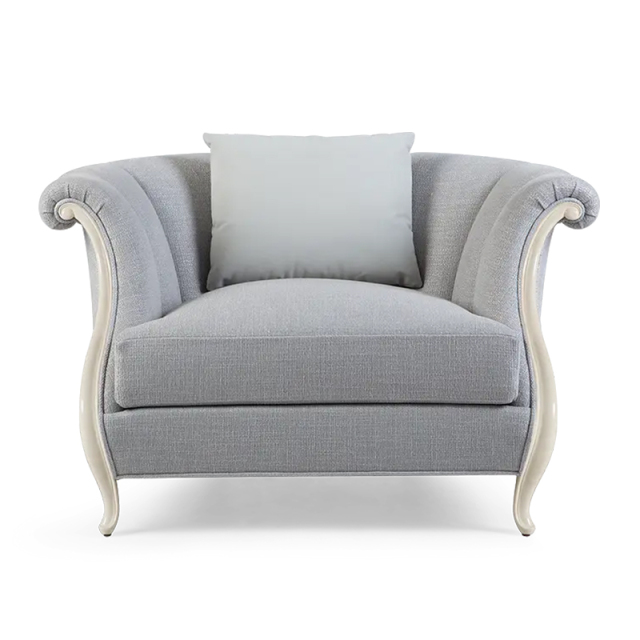 American-style elegant wooden legs fabric armrests leisure chair,EKAR FURNITURE CO.,LTD,American-style elegant wooden legs fabric armrests leisure chair,foshan furniture factory,custom Furniture factory,china furniture factory